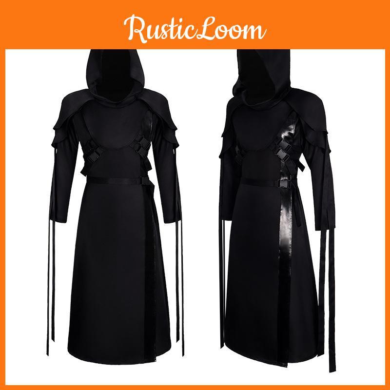 Dead By Daylight The Ghost Face Cosplay Costume With Polyester And Spandex For Fantasy Game Character Dress Up