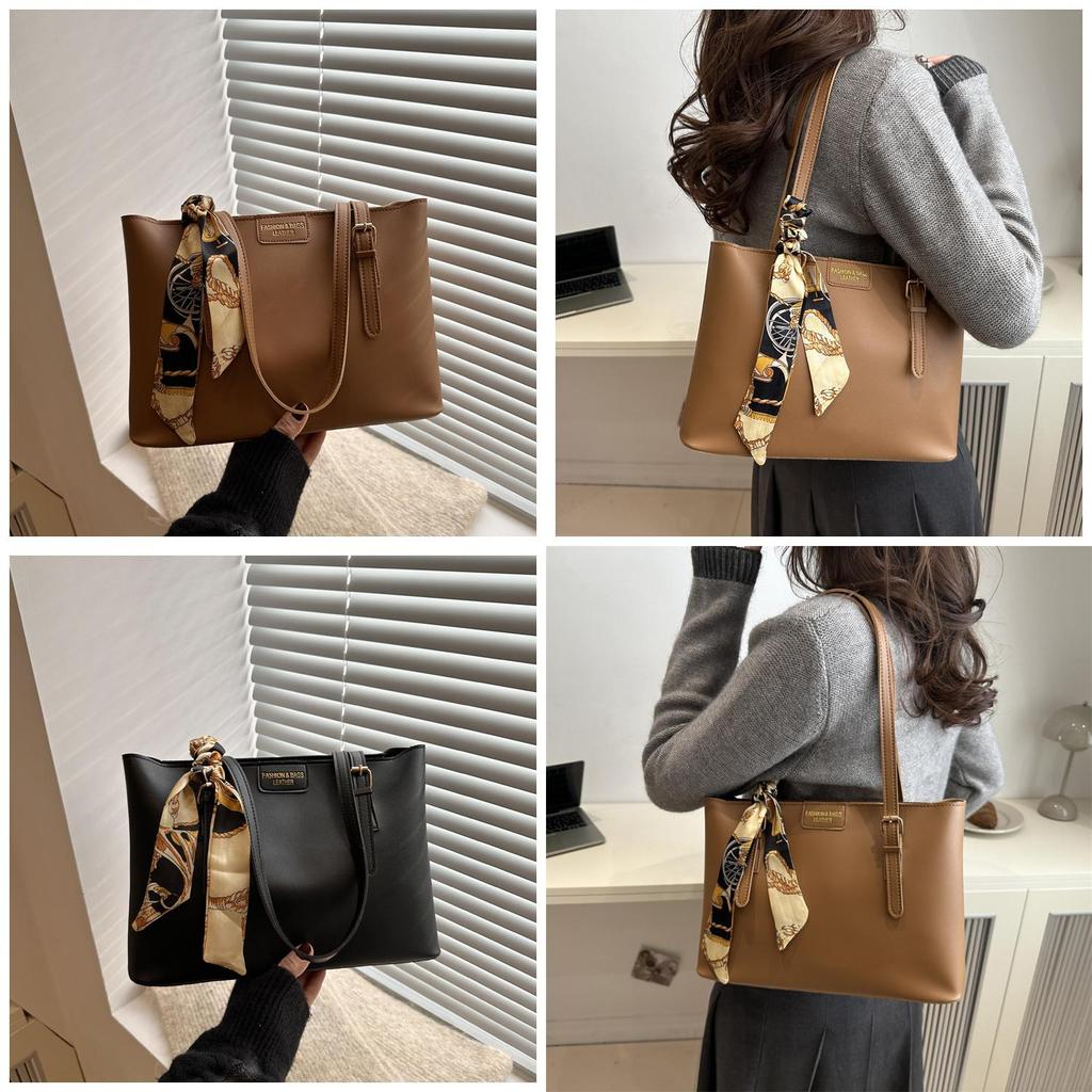 Borsa Tote Elegante di Grande Capacità per Donna in Colori Raffinati per il Lavoro e l'Uso Quotidiano