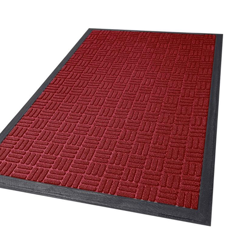 Уличный нескользящий полосатый резиновый коврик для входа 45x75cm Best Seller