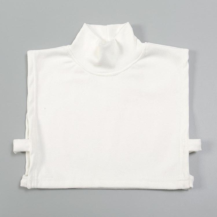 Collo Dolcevita Finto Elegante Monocolore Staccabile Maglia a Collo Alto Pullover Elastico Mezza Maglia per Donne Layering