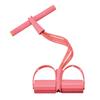 Multifunction 4/6-Tube Pedal Puller Resistance Band with Handle Elastic Yoga Sit-up Pull Rope Men Women Pedal Tensioner Exerciser Workout Equipment