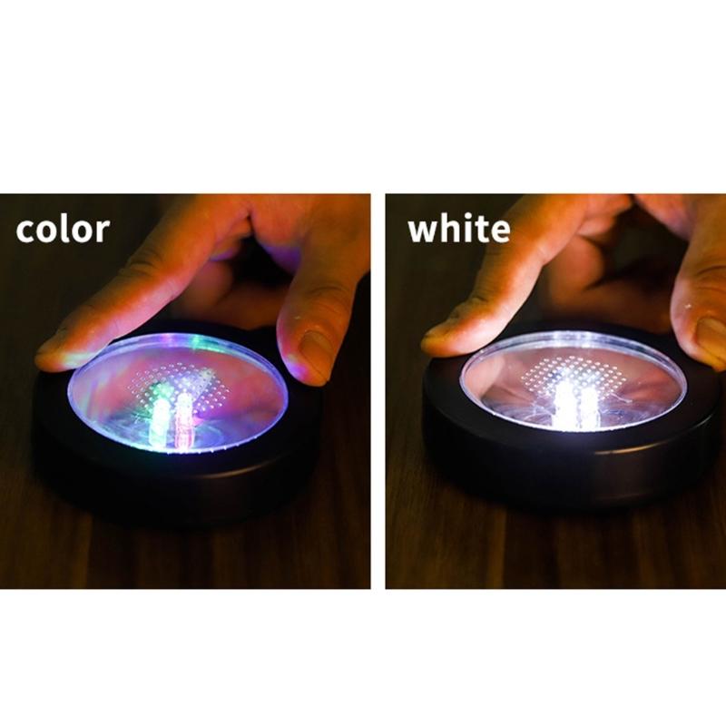 Colorful LED Light Cup Pad with USB Rechargeable Suitable for Exciting Visuals At Cocktails Event and Family Gatherings