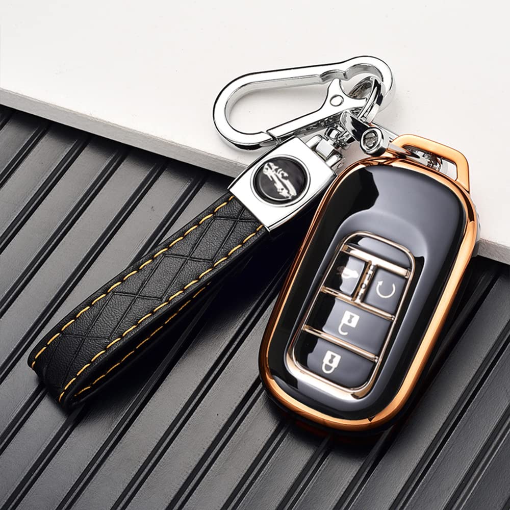 SANRILY Key Holder, Smart Key Case, Key Cover, Key Case for HONDA, New Vezel,
