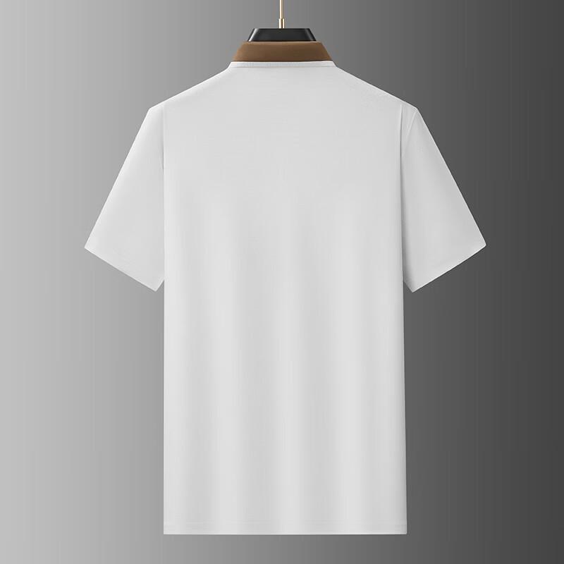 DIBENZE Men's Plus Size Short Sleeve Polo Shirt