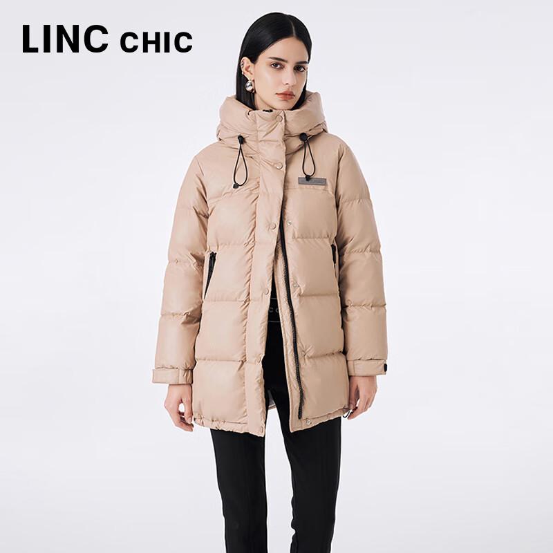 

Jinyujie Women s Mid-Length 90% Duck Down Hooded Puffer Jacket M