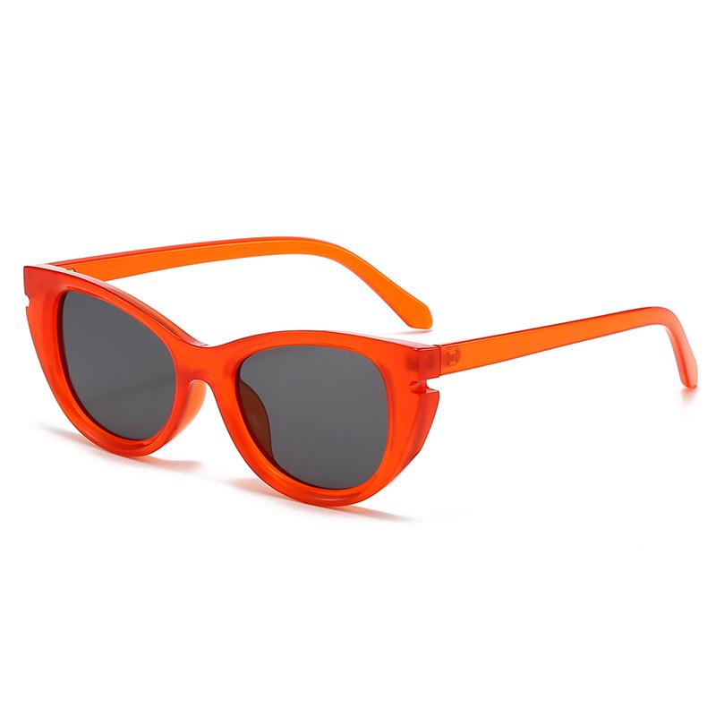 Retro Cat Eye Sunglasses Women Men Vintage Oval Sun Glasses Fashion PC Frame Unisex Eyewear Trendy Accessories