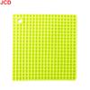 1pcs Food Grade Silicone Place Mat Square Waterproof and Oil-proof Silicone Pot Mat Coaster Kitchen Dining Table Anti-scalding