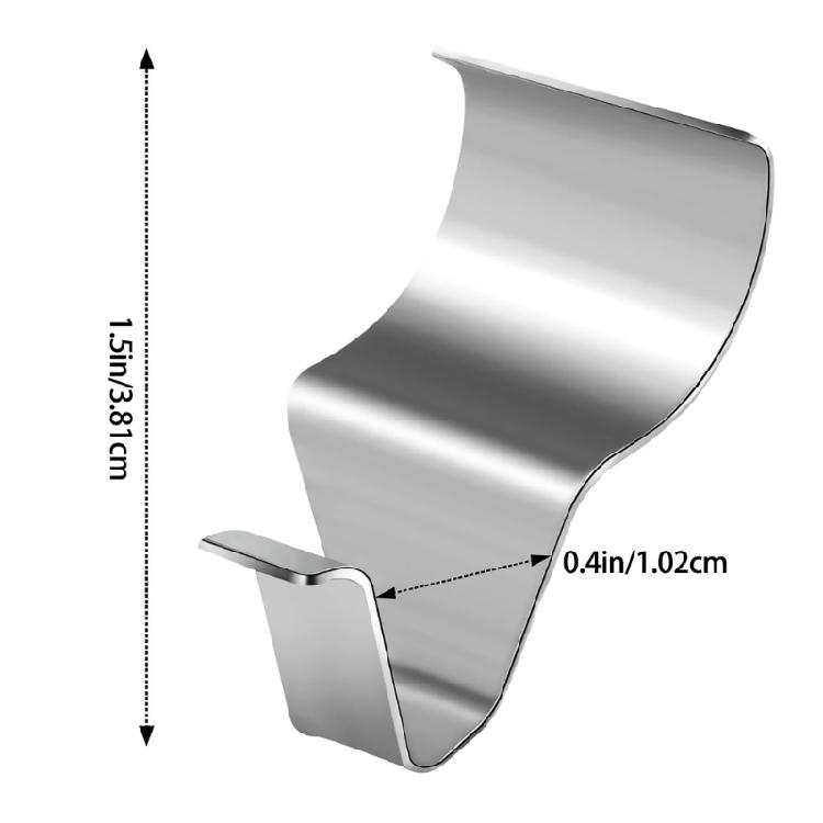 Outdoor Hanging Steel Clips Functional Outdoor Hanging Siding Hooks Space Saving Hook for Organizing Clothes