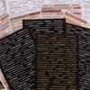 4 Sheets Words Phrases Stickers Gold Foil Small Talk Stickers Quote Stickers Vintage Scrapbook