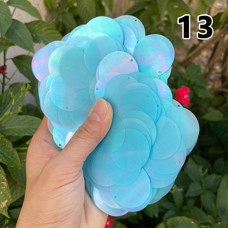 30Χιλ. Πολύχρωμα Καραμέλα Μεγάλες Πούλιες με Τρύπα Pet Στρογγυλές Πούλιες Ραφής Χειροτεχνίας Διακόσμηση Νυφικού Αξεσουάρ DIY Χαλαρές Πούλιες