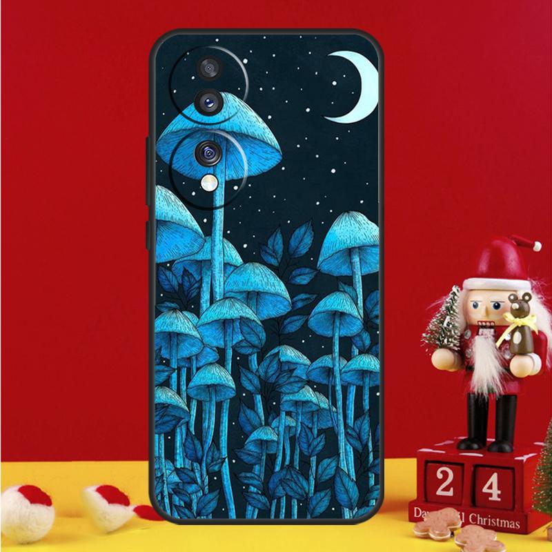 Weird Trippy Mushroom Case For Honor X8b X9b X8a X9a X7a X6a X7 X8 X9 Honor 70 50 10 90 Lite Magic 6 5 Pro Cover