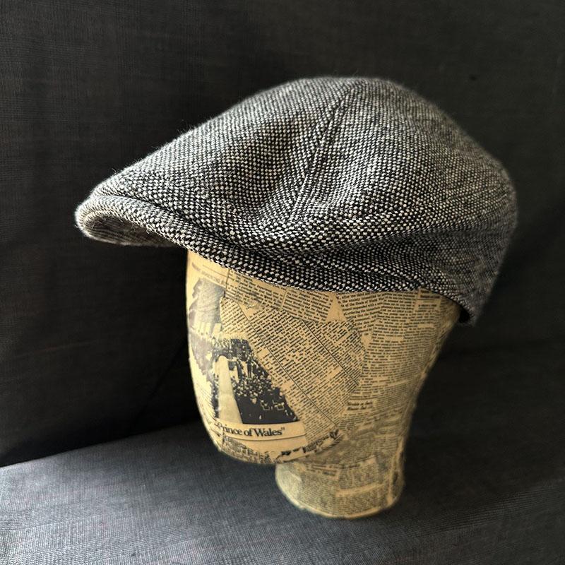 Nieuwe Trendy Vintage Geruite Newsboy Pet Mannen Vrouwen Retro Tweed Platte Ivy Chauffeursmuts Warme Wol Geruite Baret Herfst Winter Hoofddeksel