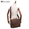 Vintage Crazy Horse Leather Men's Bag - Waxed Canvas Handbag, DSLR Camera Crossbody Bag, Men's Shoulder Messenger Bag 5313#