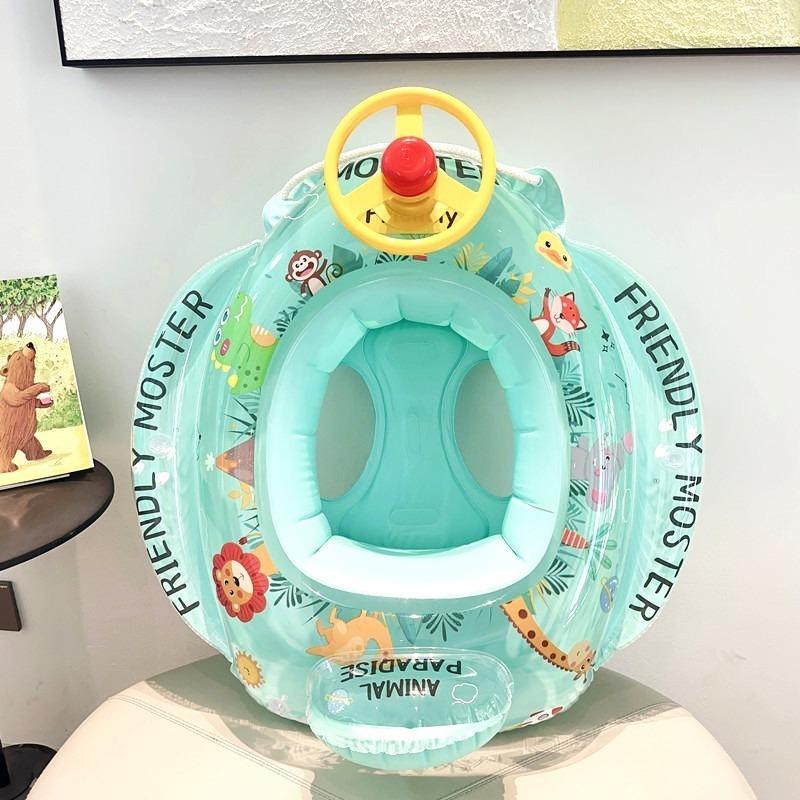 Summer 2026 Outdoor Steering Wheel Swimming Ring with Various Cartoon Designs A Must-have Swimming Toy and Water Accessory