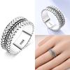 925 Silver Heart Shaped Infinite Minimalist Rings Hollow Celtic Knot Rings For Women Elegant Engagement Wedding Jewelry