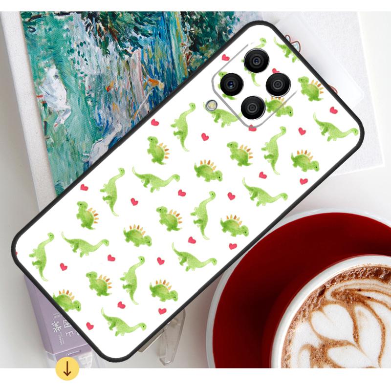 Dinosaur Pattern Case For Samsung Galaxy M13 M16 M11 M21 M31 M20 M23 M54 M14 M34 M52 M32 M12 M36 M56 M15 M55