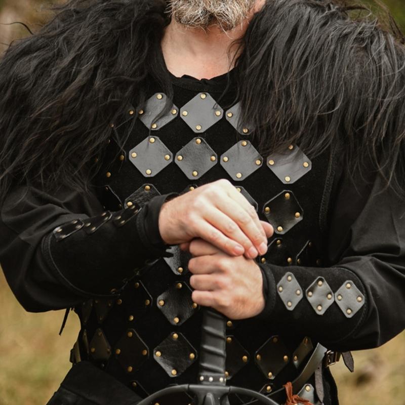 Multifunctional Roleplay Wrist Brace Historical Theme Theater Costume Accessory For LARP Event Theater Performances