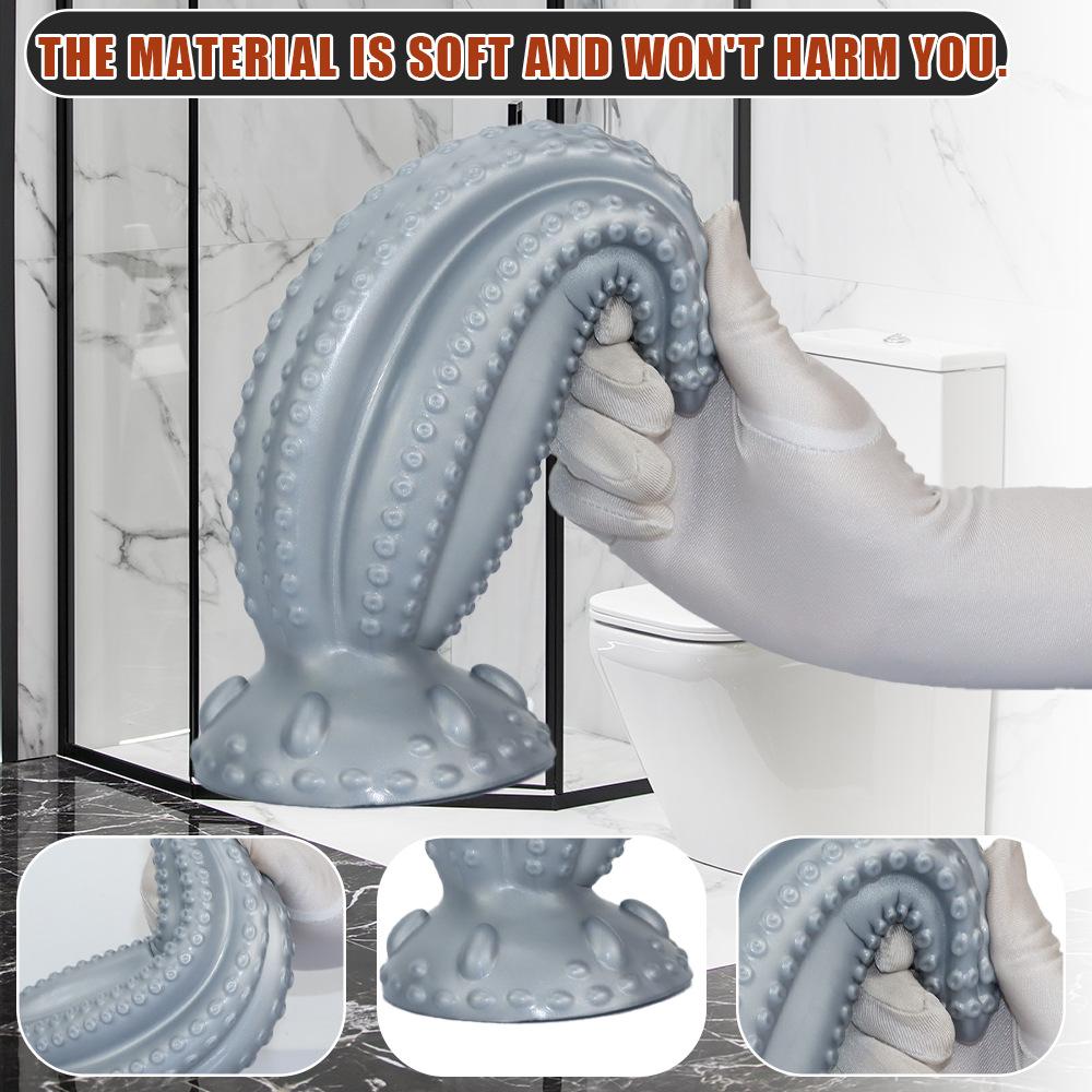 Tappo Anale Tentacolo - Giocattolo Anale Indossabile in Silicone, Giocattolo per Adulti SM con Texture Realistiche, Giocattoli Anali per Principianti