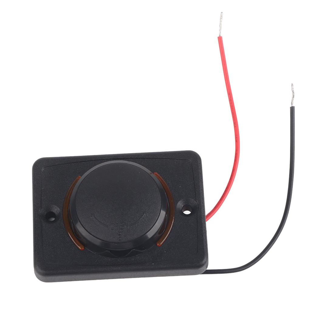 3.1A 12V/24V Black Car Dual USB Port Power r Socket Outlet with LED (White)