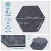 12 fully high soundproofing adhesive soundproofing hard flame soundproofing interior musical for both walls and ceilings gray Sound-absorbing