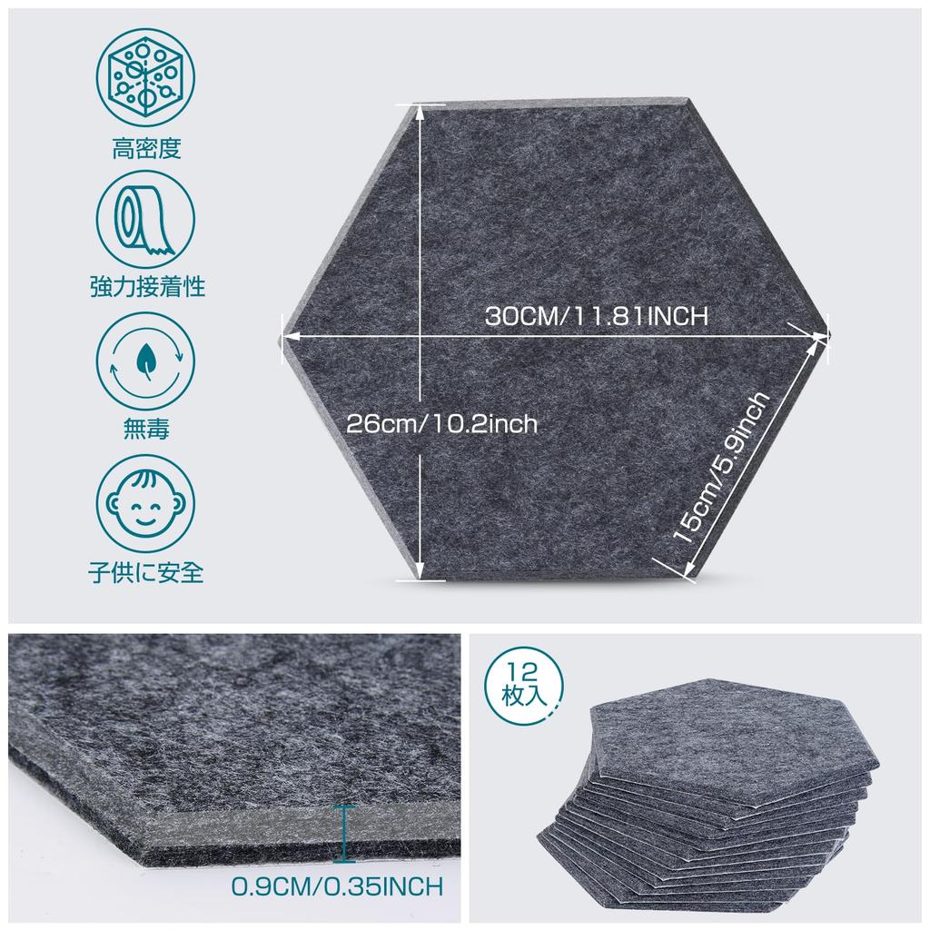 12 fully high soundproofing adhesive soundproofing hard flame soundproofing interior musical for both walls and ceilings gray Sound-absorbing