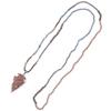 Collana KELITCH con Perle di Agata Opaca e Cristallo, Ciondolo Pietra Preziosa, Collana Lunga Statement per Donne (4 Ciondoli)