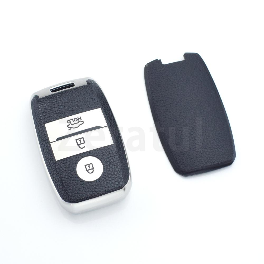 

Shell For Kia Rio Rio5 Sportage R Optima Sorento Niro Soul Ceed Cerato K3 K4 K5 Tpu Leather Car Key Case Cover Fob Accessories