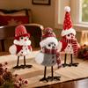 Standing Christmas Bird Figurines with Hat Festive Bird Statue  Table Decoration