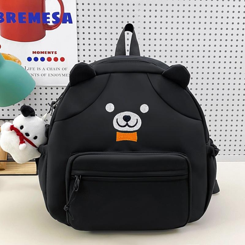 Japanese Cartoon Bear Backpack Casual Versatile Contrasting Doll Schoolbag Large Capacity Soft Girl Simple Travel Backpack