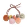 Lovely Fur Ball Girls Hair Bands Elastic Rubber Elegant Hair Accessories