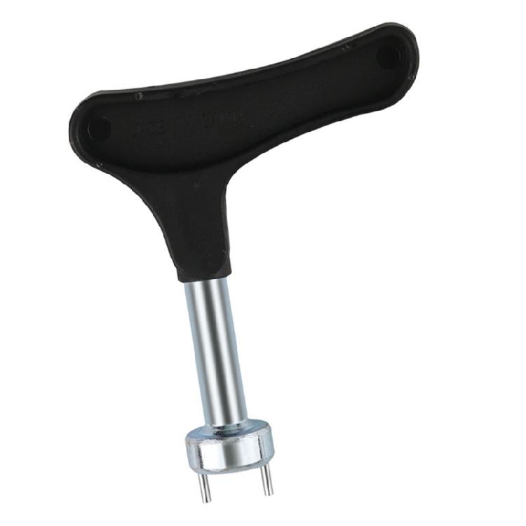 Golf Spikes Wrench Two Pins Shoe Spikes Remover Twist Nails Puller Golf Shoe Spikes Removal Tool Cleat Replacement Tool