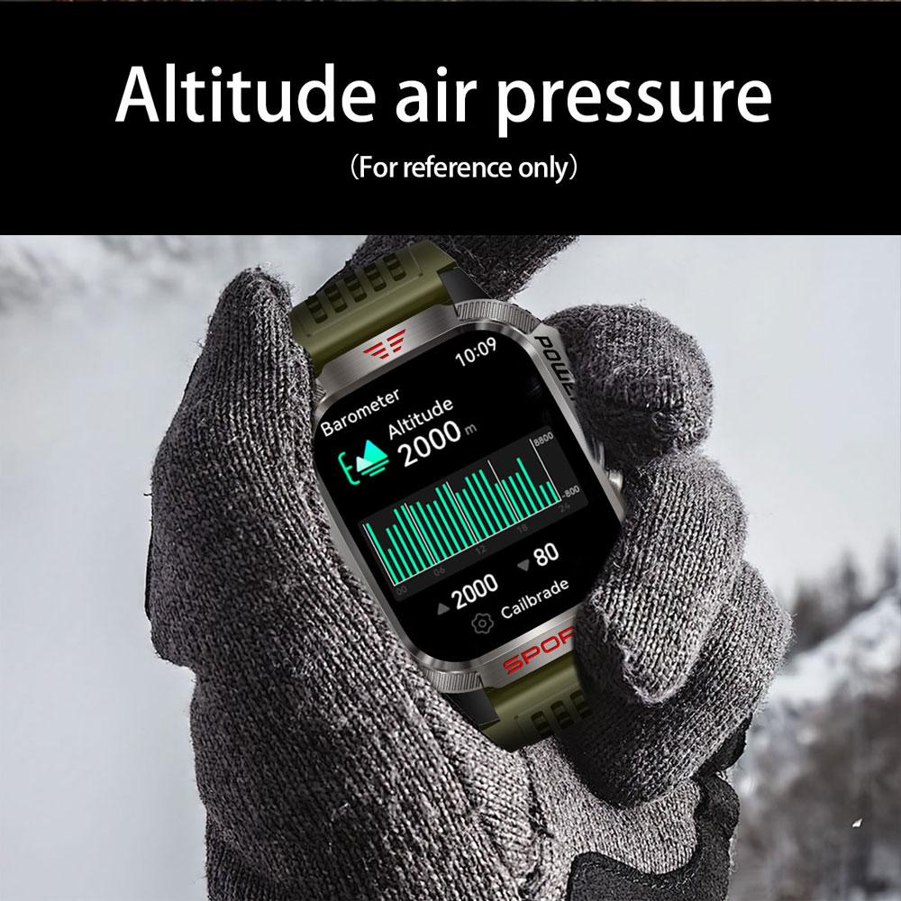 Smart Watch 2.01inch Large Screen HT29 BT Call Heart Rate Health Monitor Outdoor Sports AI Voice Assistant Smartwatch