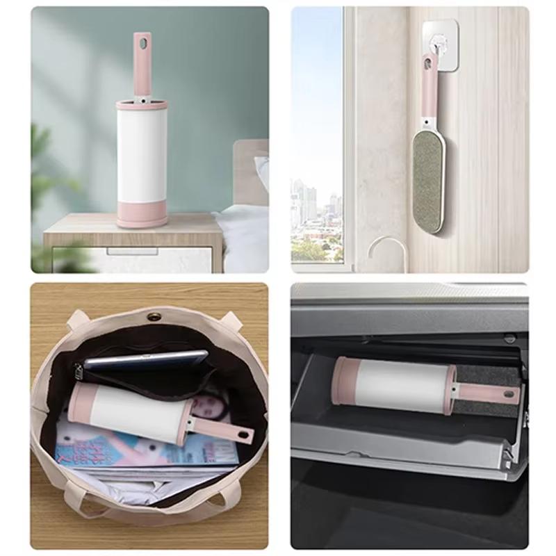 Reusable Lint Roller for Clothes Hair Remover Washable Static Electricity Fabric Shaver Portable Lint Brush Fur Remover Tool for Pet Hair Removal