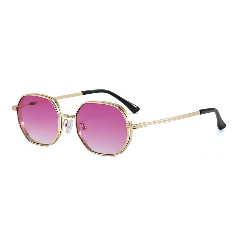 Sunglasses Women'S Advanced Sense Uv Protection Big Face Thin Sunglasses Sun Protection Retro Fashion
