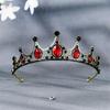 Elegant Rhinestones Crowns Hair Accessory Theater Costume Props Lightweight Metal Bridal Party Headpiece