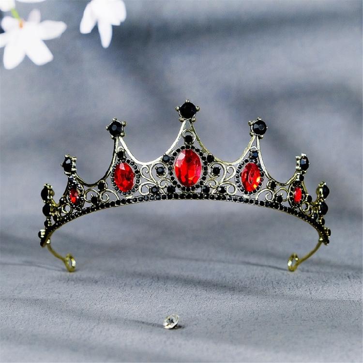Elegant Rhinestones Crowns Hair Accessory Theater Costume Props Lightweight Metal Bridal Party Headpiece
