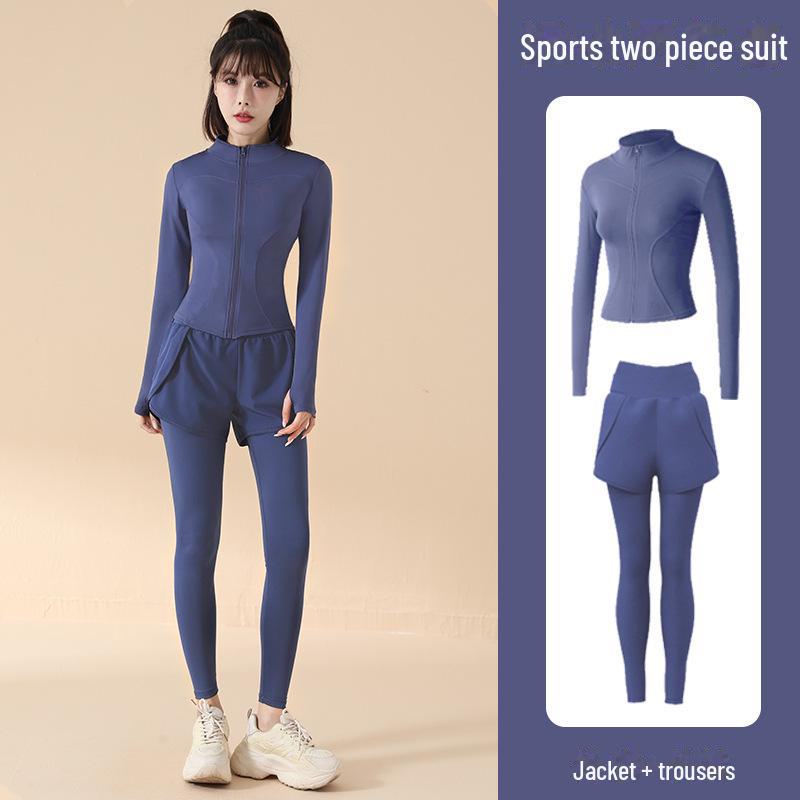 Women's High-Waist Quick-Dry Yoga & Running Fitness Suit