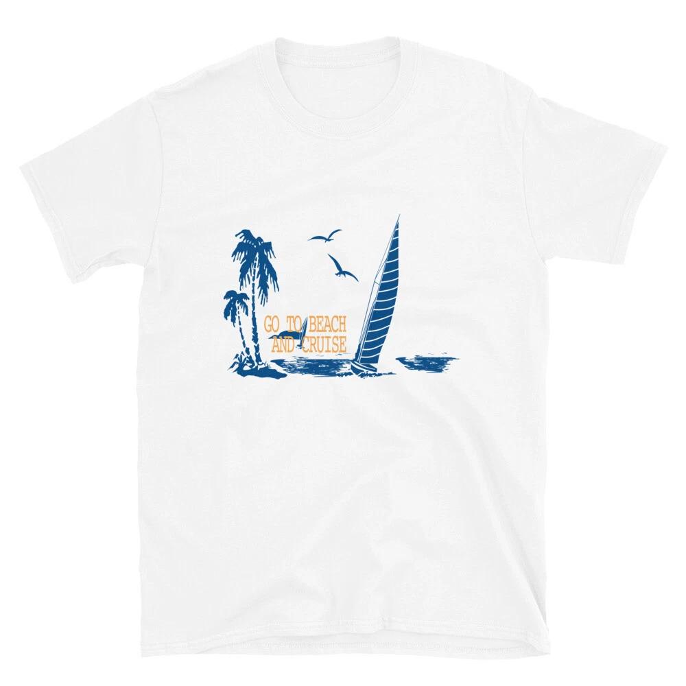 Beach & Cruise Sailing Sail Boat Vacation Getaway T-Shirt 3XL