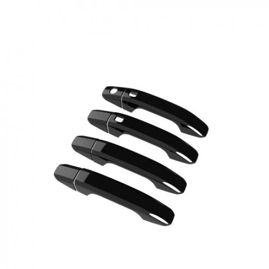 Bright black Side Car Door Handles Cover 8pcs For Chevrolet Colorado -2026