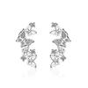 925 Sterling Silber Schmetterling Diamant Ohrringe für Damen - Schlichter, modischer Schmuck im koreanischen Stil