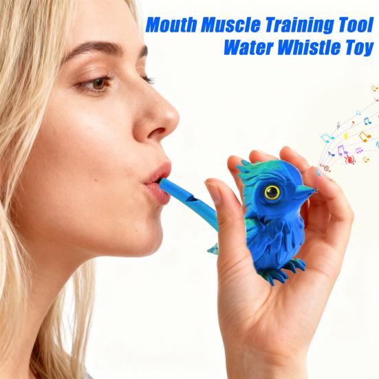Yousheng 3D Printed Waterbird Whistle Mouth Muscle Training Decompression Tool with Realistic Bird Calls by Adding Water Creative Simulated Bird