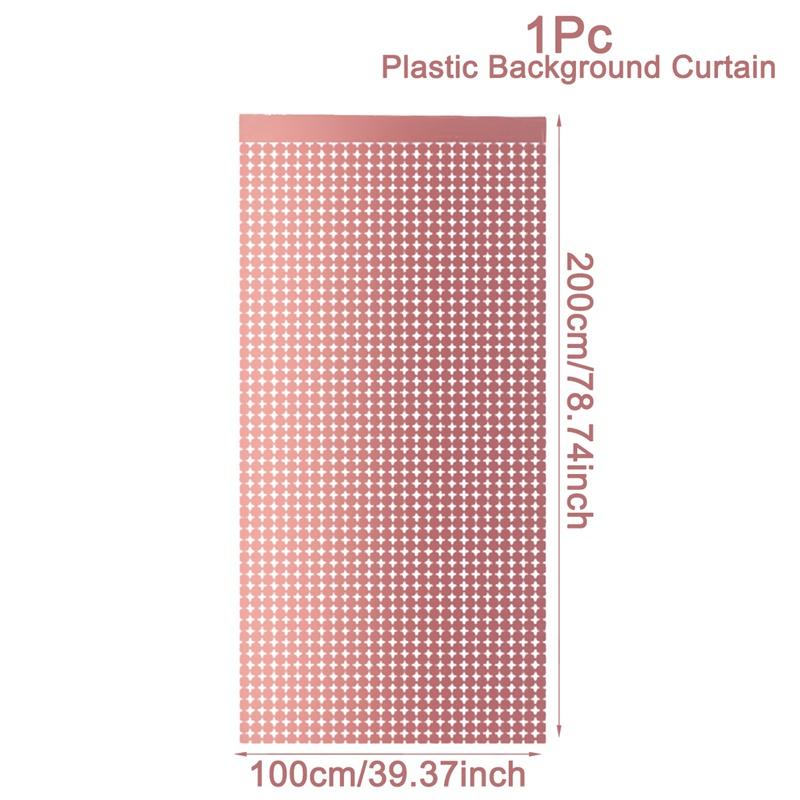 Party Backdrop Metallic Foil Fringe Tinsel Curtain Adult Kids Birthday Party Wedding Decoration Baby Shower Favor Supplies