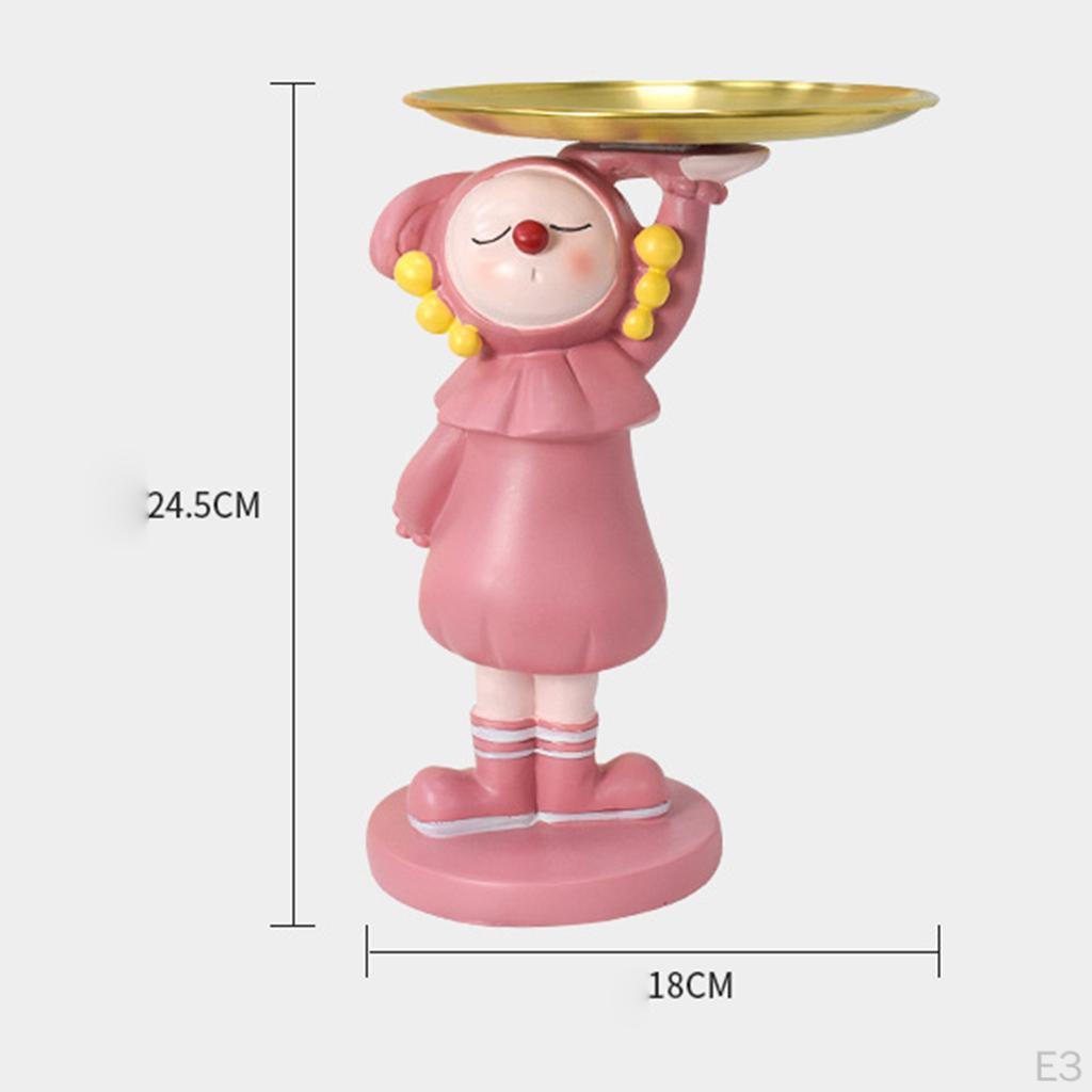 Decor Statue Storage Large Tray Resin Home Decoration Sculpture