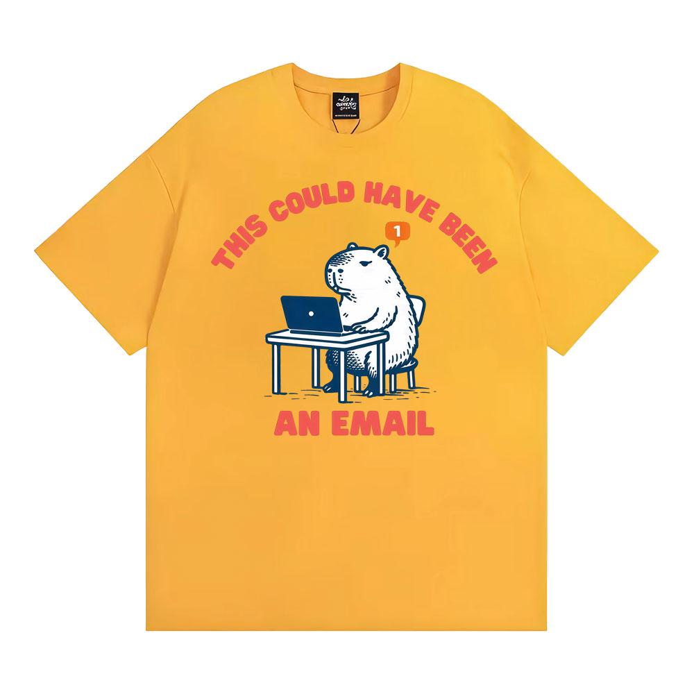 This Could Have Been An Email T-Shirts Funny Office Humor T Shirt Men's Clothing Vintage Summer Comfort Loose T-shirt Streetwear