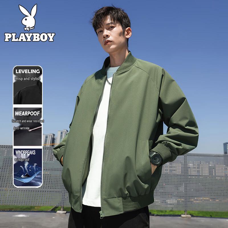 PLAYBOY Men s American Style Bomber Jacket XL