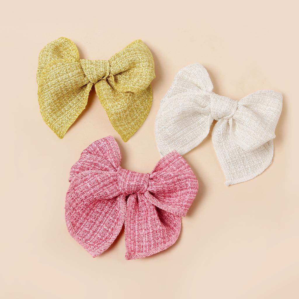 New Children's Hair Accessories Dovetail Bow Hairpin baby Bangs Side Top Clip Headwear Girls Kids Hair Accessories
