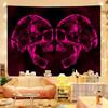 1pc Pink Skull XRay Colorful Hippie Psychedelic Bar Living Room Study Bedroom Dorm Decor Aesthetic