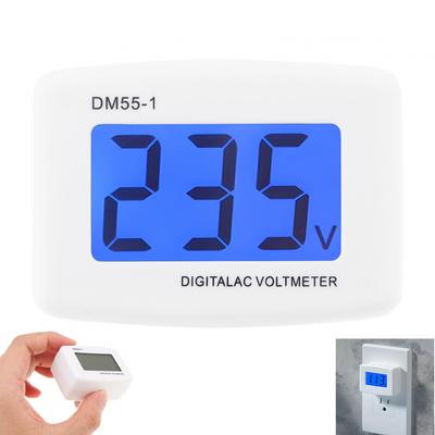 AC 80-300V Gerilim Ölçer ABD/AB Tak Volt Metre LCD Dijital Ekran Voltmetre Test Cihazları