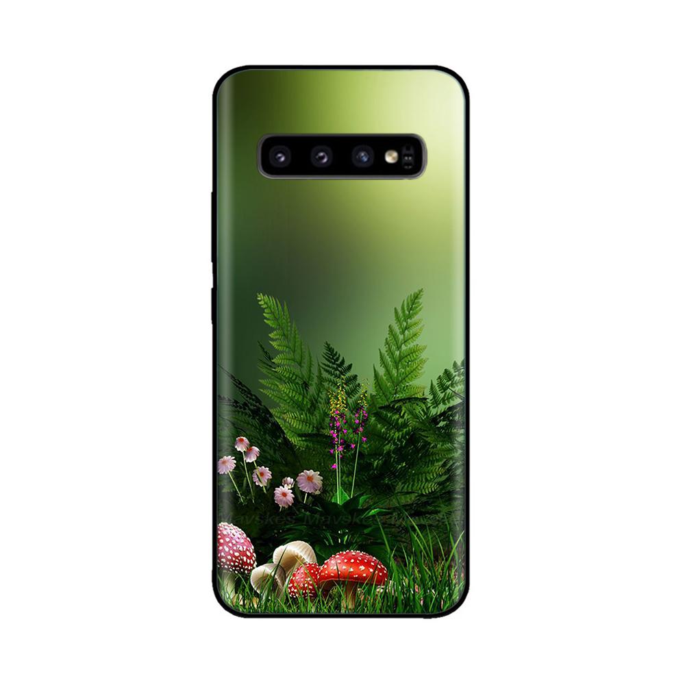 For Samsung S10 Plus Case S10 Silicone Fashion Back Cover Cases For Samsung Galaxy S10 S10E S 10 S10plus Protective Back Cover