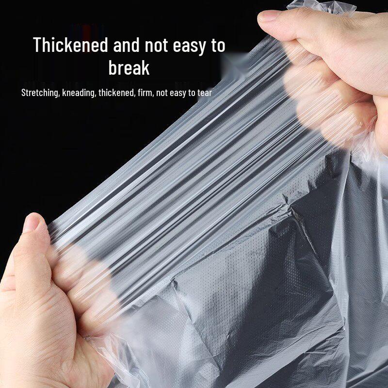 Waterproof Disposable Adult Bib Aprons - 100 Pack, Transparent & Oil-Resistant for Catering